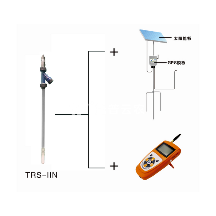 無線茄子视频色板APP水勢溫度采集儀TRS-IIN